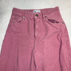 Zara Corduroy Flare Pants